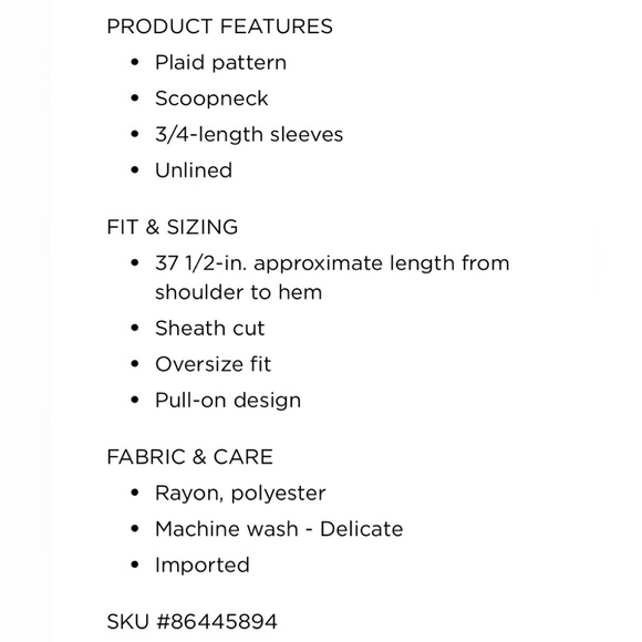 Nina Leonard plaid sweater dress - Picture 5 of 6